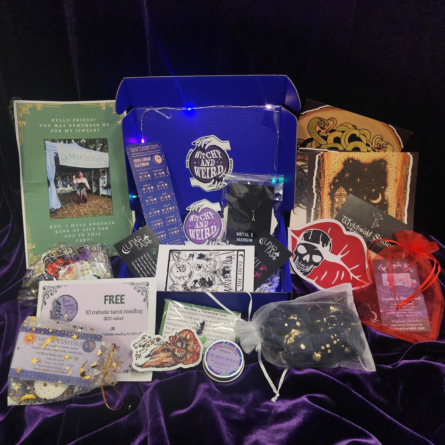 Lunar Faire in a Box: Stella Blue Holiday Box feat. Metal & Marrow